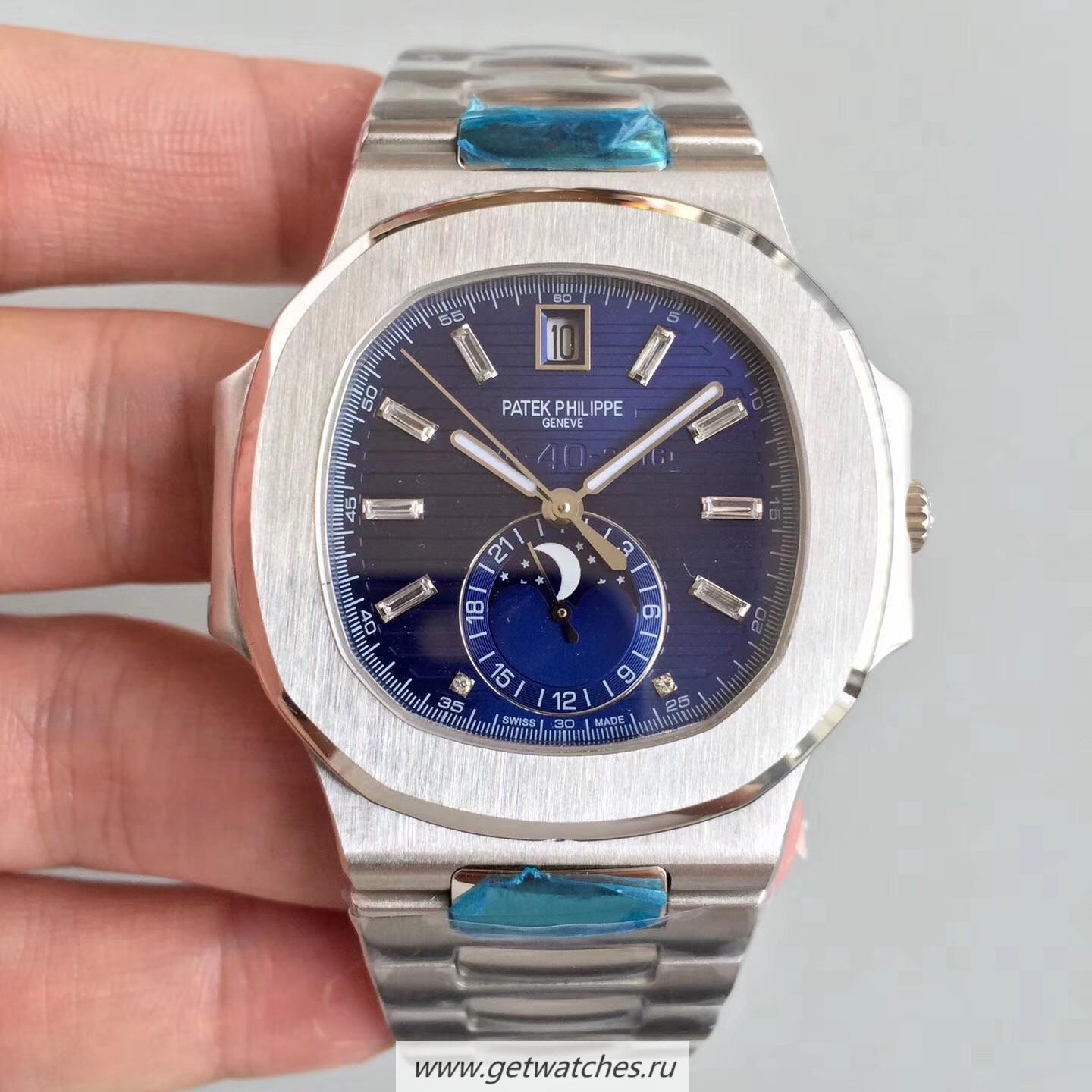 NEW Replica Pat*k Phi1i*pe Nautilus 5726/1A-010 Noob Factory SS Blue Dial 324 S QA LU 24H/303