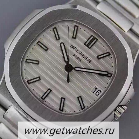 Best Price Pat*k Phi1i*pe Nautilus Jumbo 5711 SS White Dial 2824