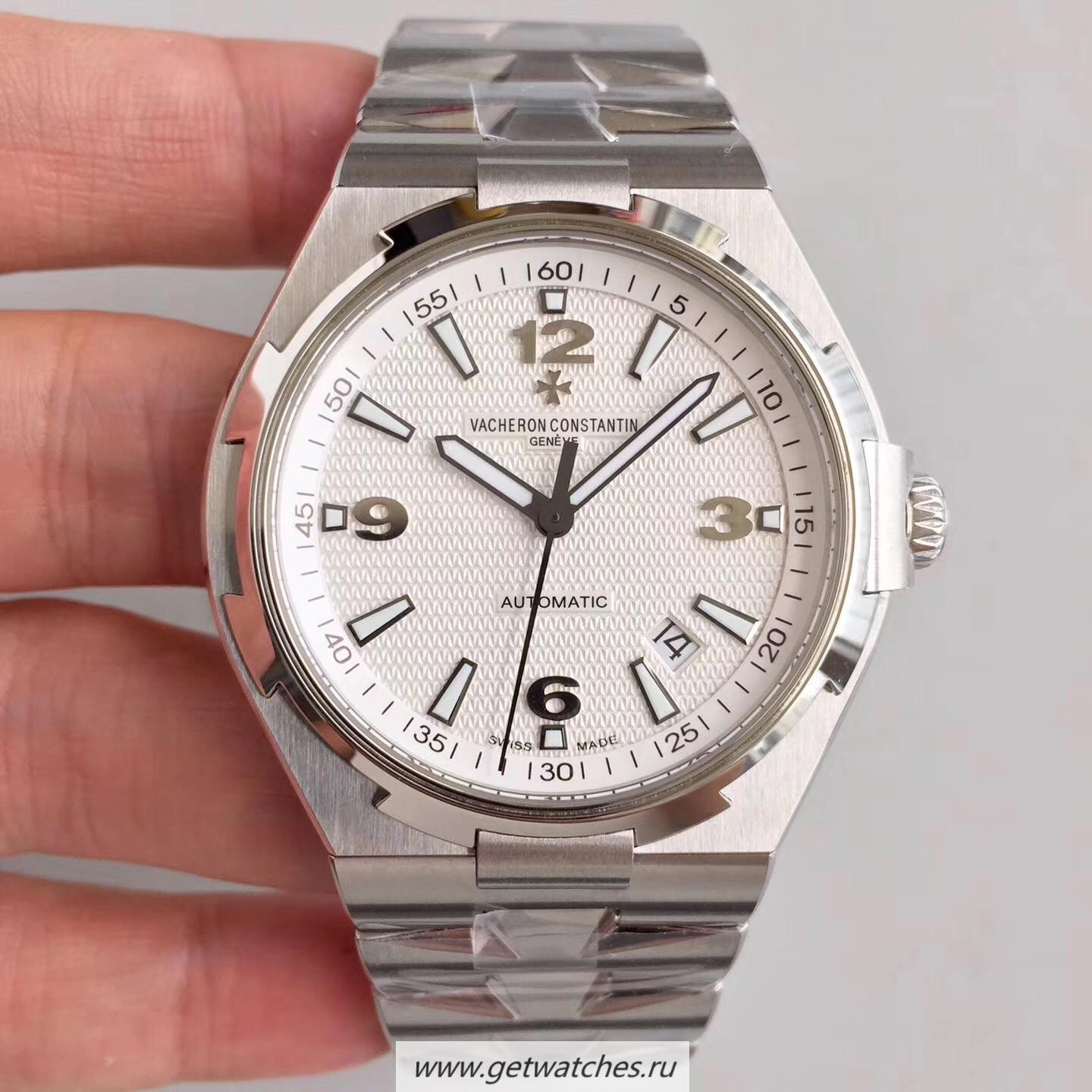 High Quality Vacheron C0nstan1n Overseas 47040 JJF SS White Dial M9015