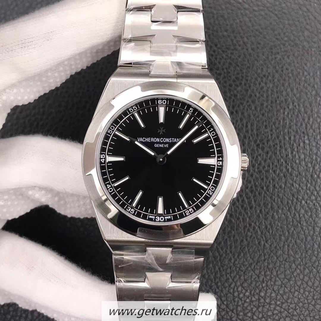 Replica Vacheron C0nstan1n Overseas Ultra-Thin 2000V XF V2 SS Black Dial 1120