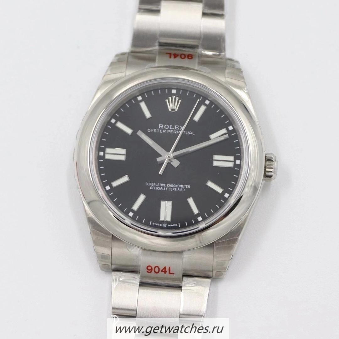 NEW Replica R01ex Oyster Perpetual 41 124300 EWF SS 904L Black Dial 3230