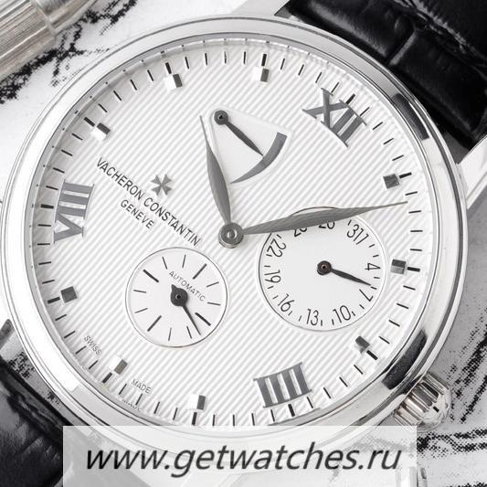 High Quality Vacheron C0nstan1n Patrimony Power Reserve TWAF SS White Dial 23J
