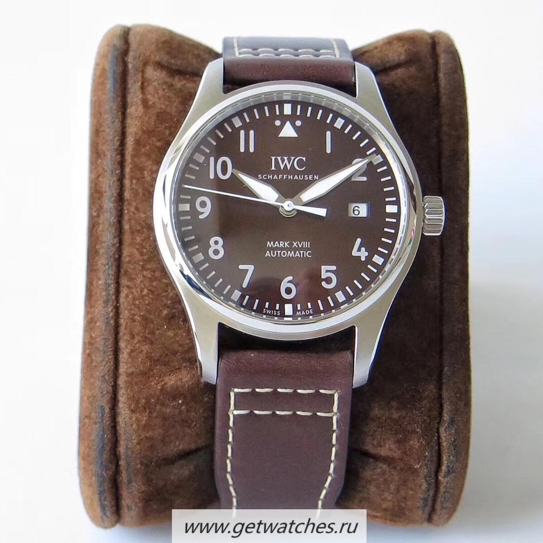 Copy IWC Pilot Mark XVIII Antoine De Saint Exepury IW327003 V7F SS Chocolate Dial 2892