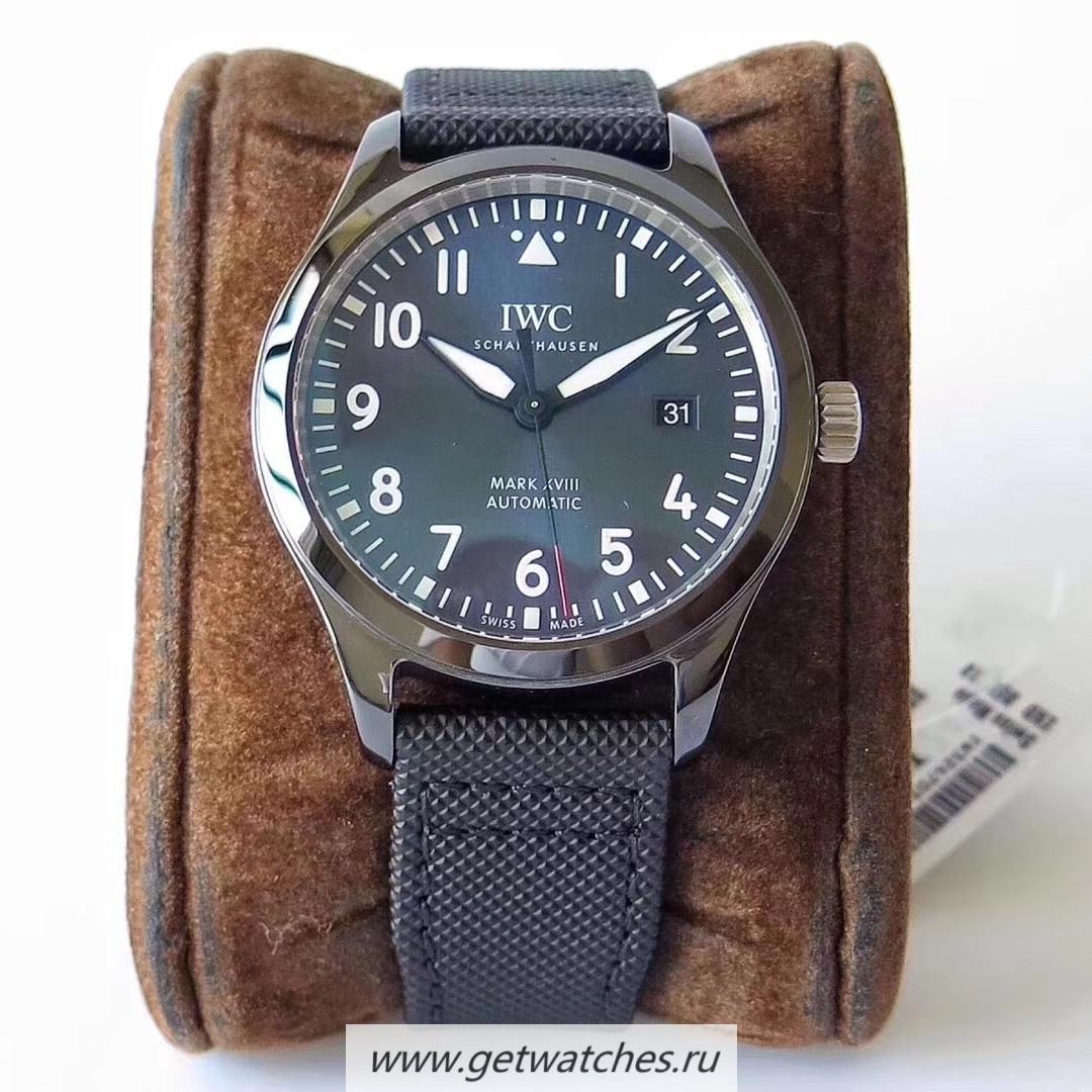 Best Price IWC Pilot Mark XVIII Edition Laureus Sport IW324703 MKSF V2 Ceramic Blue Dial M9015