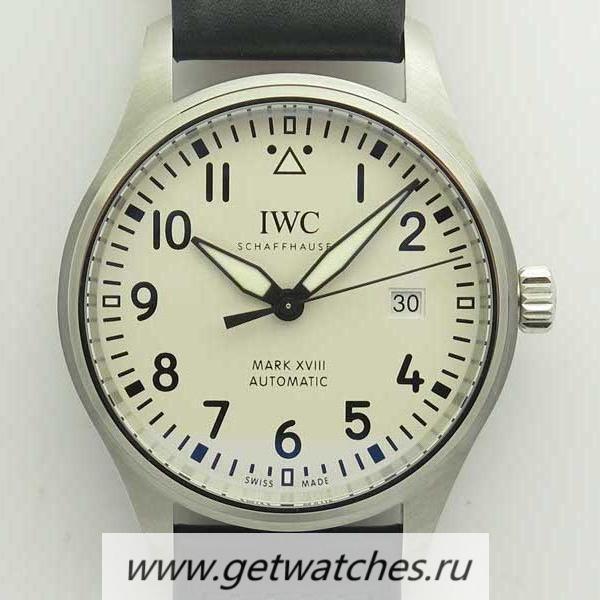 Fake IWC Pilot Mark XVIII IW327002 MKSF V2 SS White Dial 2892