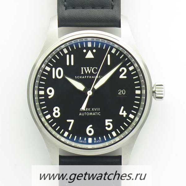 Copy IWC Pilot Mark XVIII IW327009 MKSF V2 SS Black Dial 2892