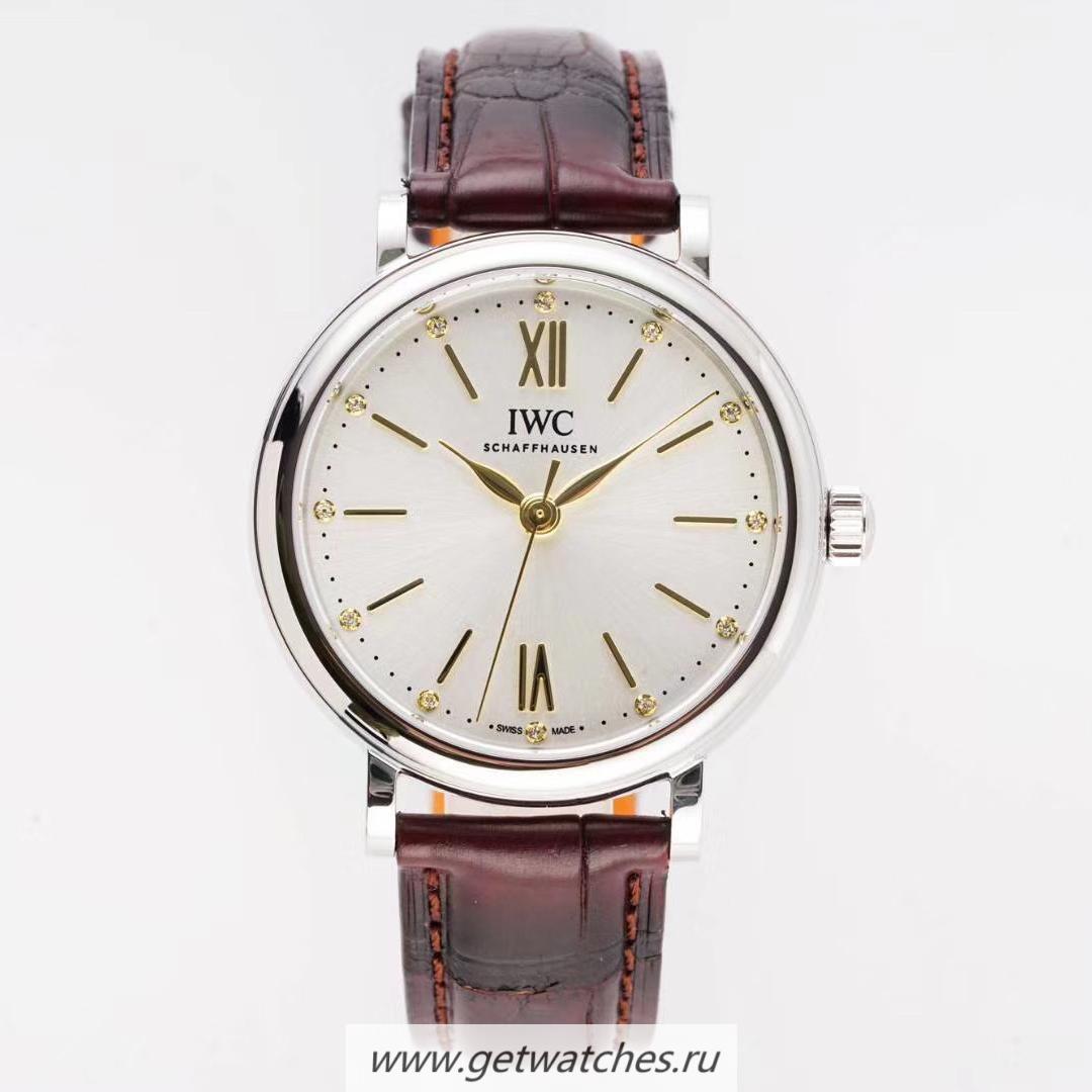 Fake IWC Portofino Automatic 34mm TBF SS White Dial M9015