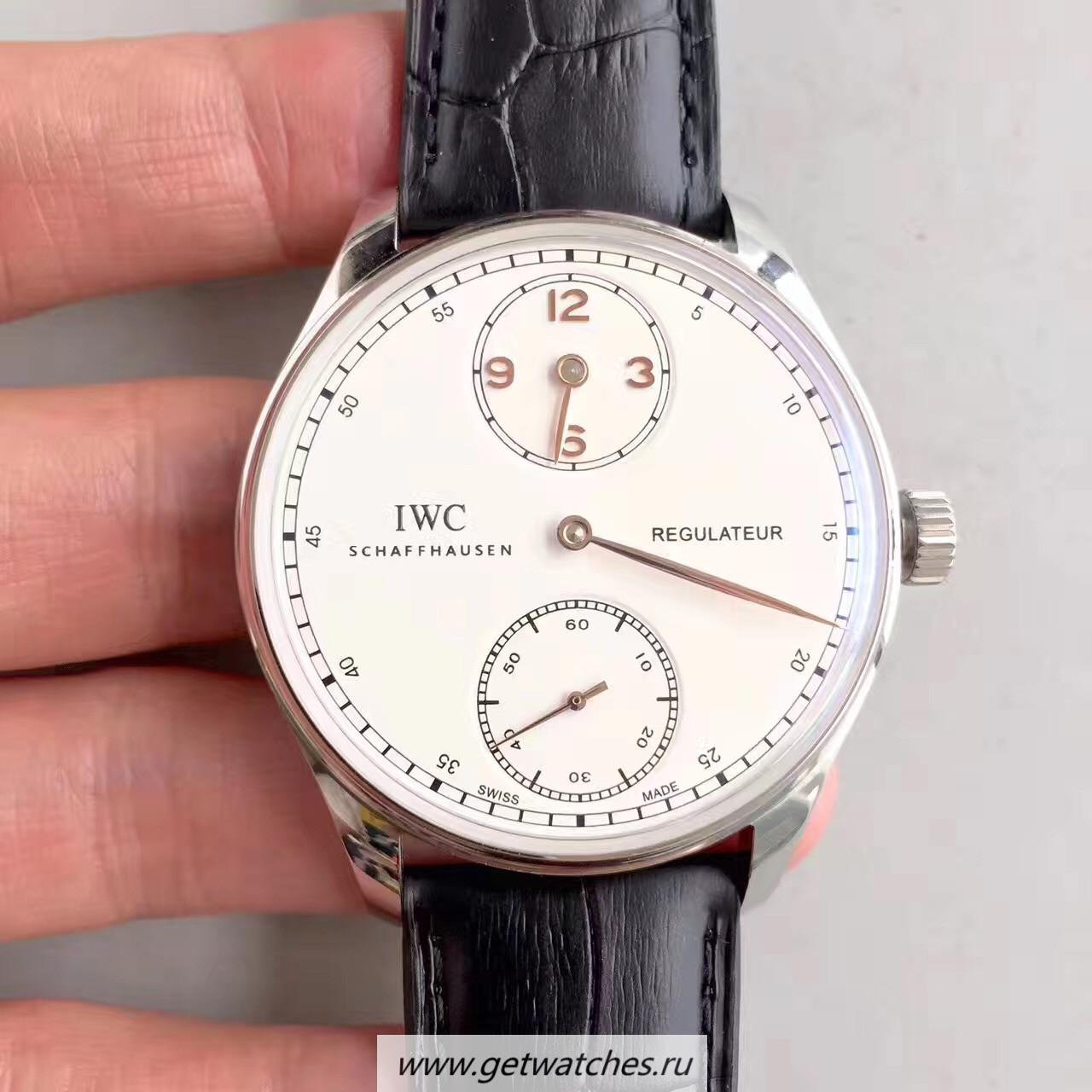 Copy IWC Portugieser Regulateur IW544401 ZF SS White & Gold Dial 98245