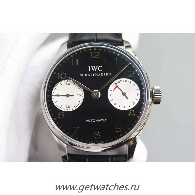 NEW Replica IWC Portuguese IW5001 YLF V3 SS Black & White Dial 52010