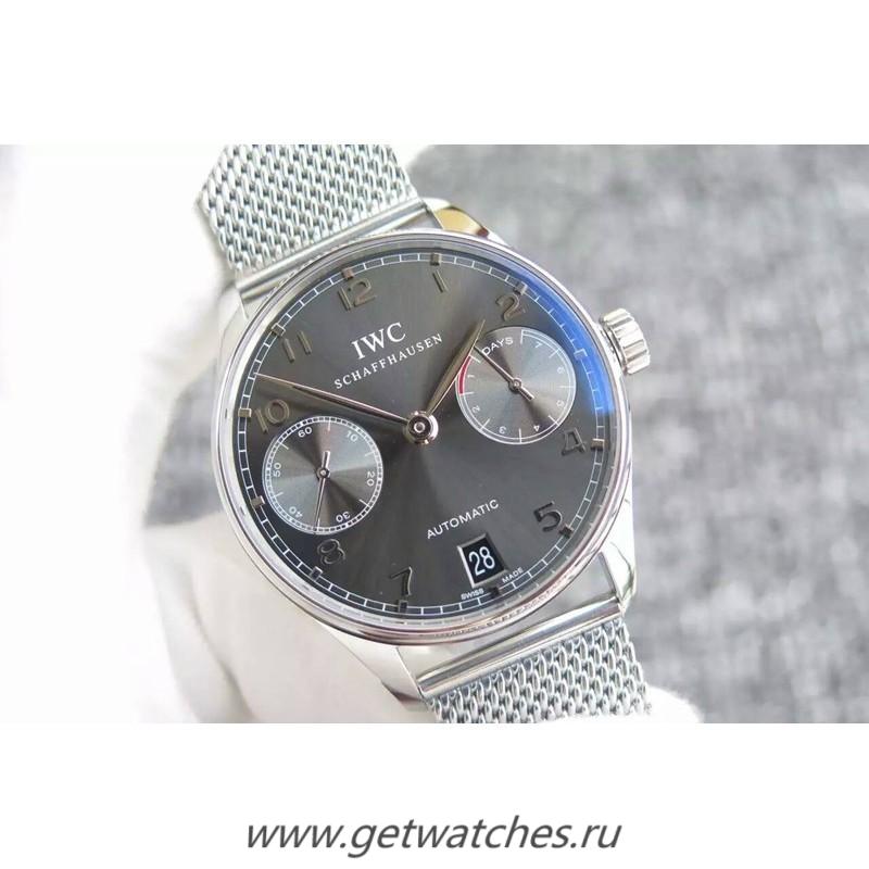 Fake IWC Portuguese IW5007 YLF V3 SS Grey Dial 52010