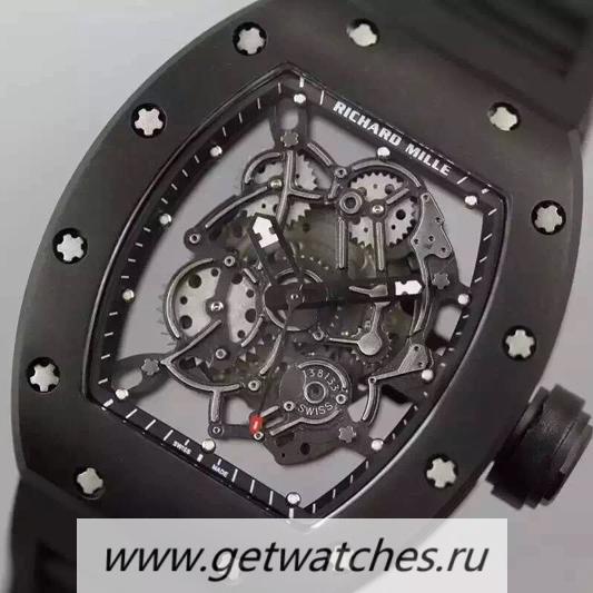 Shop Richard Mille RM035 PVD Black Dial M9015