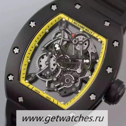 High Quality Richard Mille RM035 PVD Yellow Dial M9015