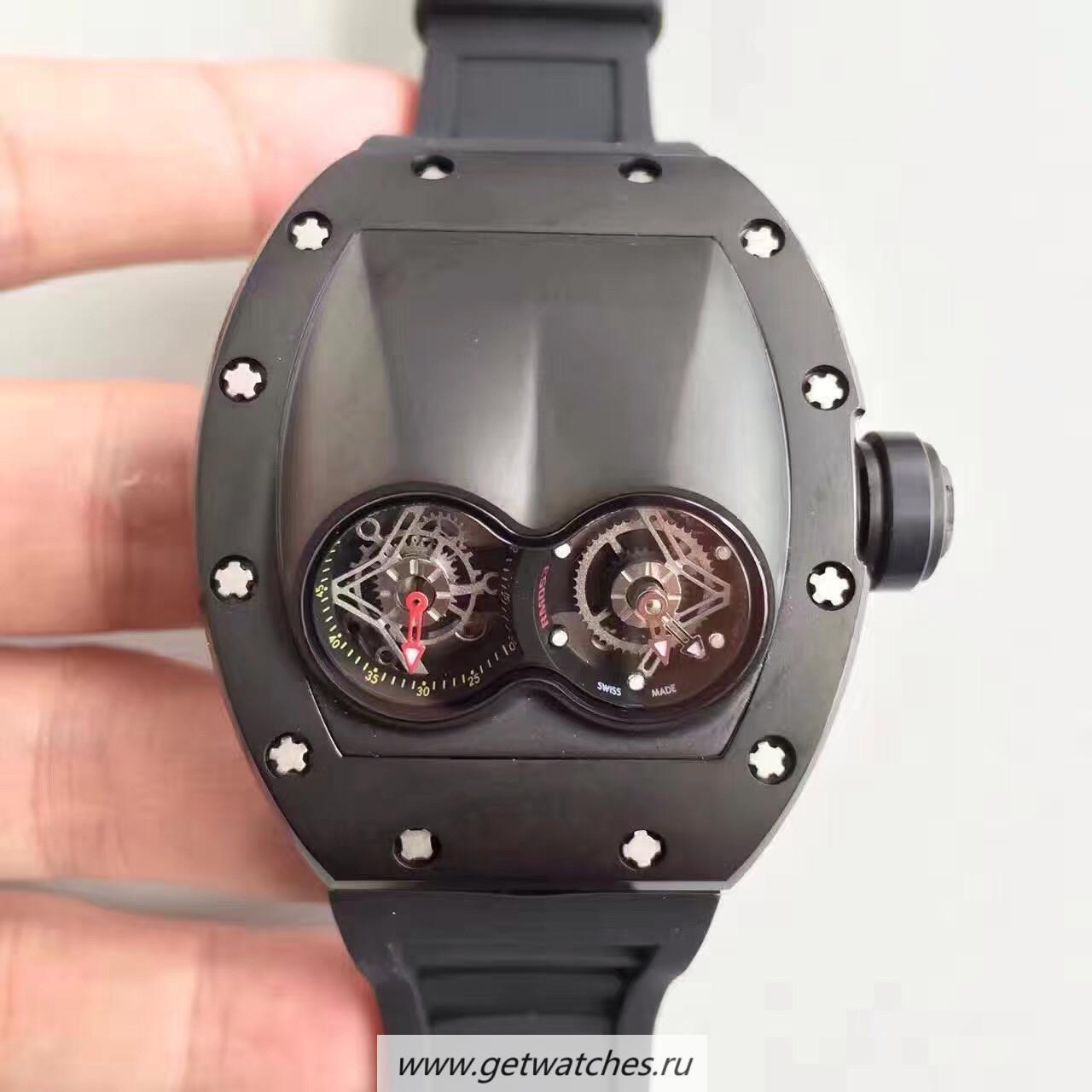 Best Price Richard Mille RM053 Pablo MacDonough Tourbillon PVD Black Dial 2824