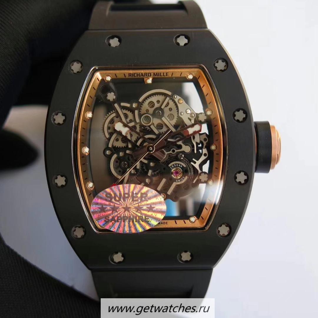 Best Price Richard Mille RM055 KVF V2 Ceramic Gold Dial M8215