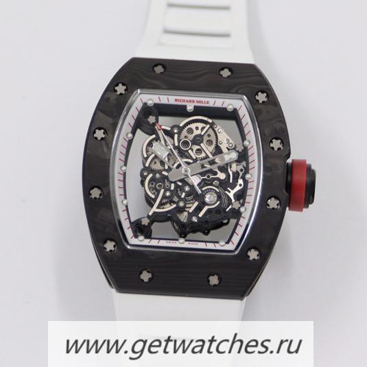 Shop Richard Mille RM055 KVF V3 NTPT White Dial Red Crown M8215