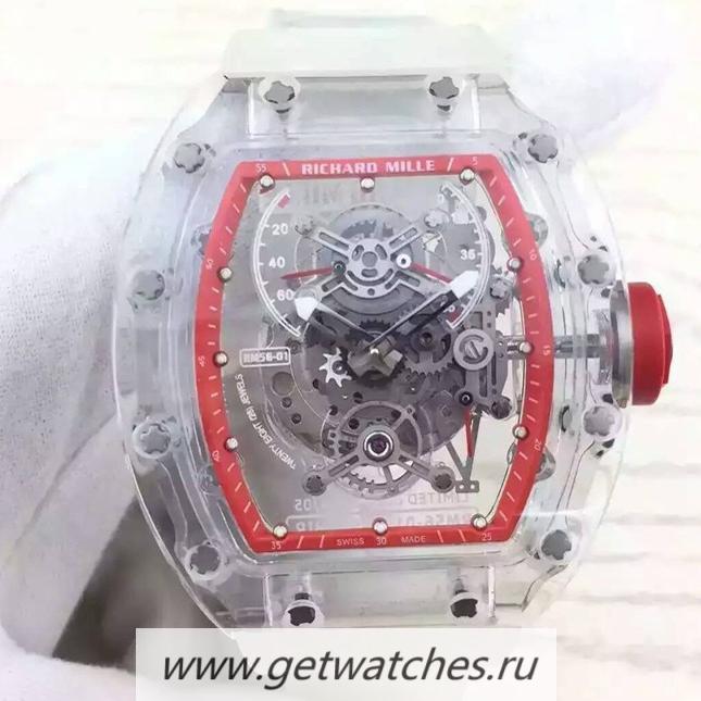 Copy Richard Mille RM056-01 Limtied Edition Red Dial M9015