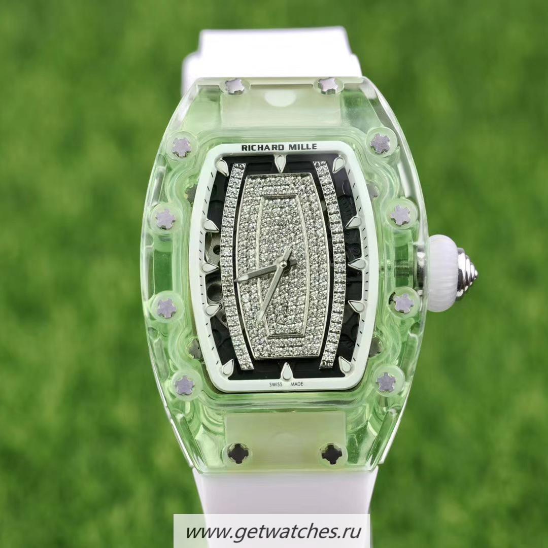 Shop Richard Mille RM07-02 Ladies Sapphire White Dial M6T51