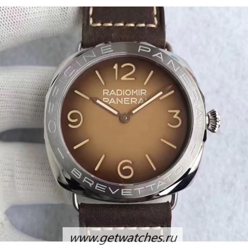 High Quality Pa*e*a1 Radiomir 8 Days PAM 581 Rose Gold Black Dial P5000
