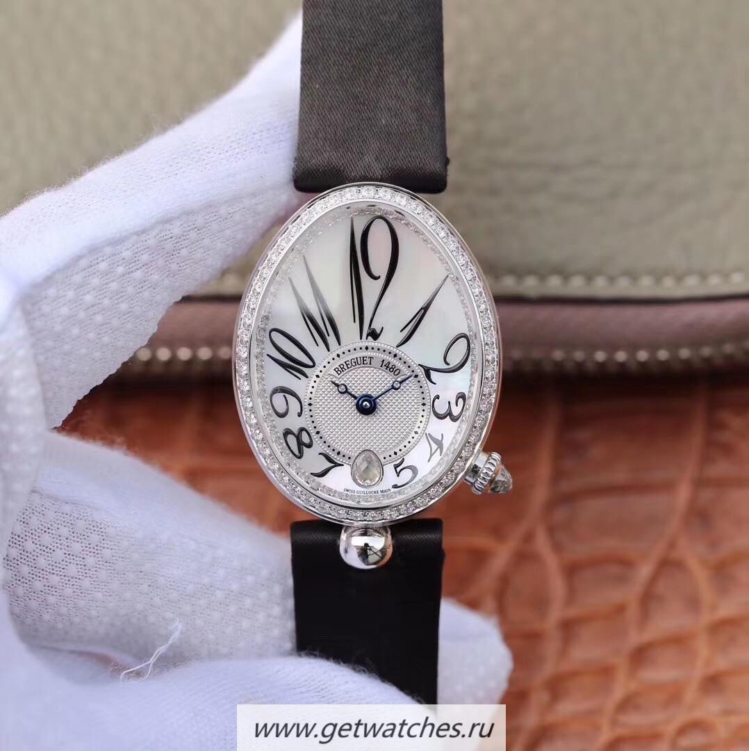 Replica Breguet Reine de Naples 8918BB/58/964/D00D ZF SS & D1am0nds Mother Of Pearl Dial Caliber 537/3