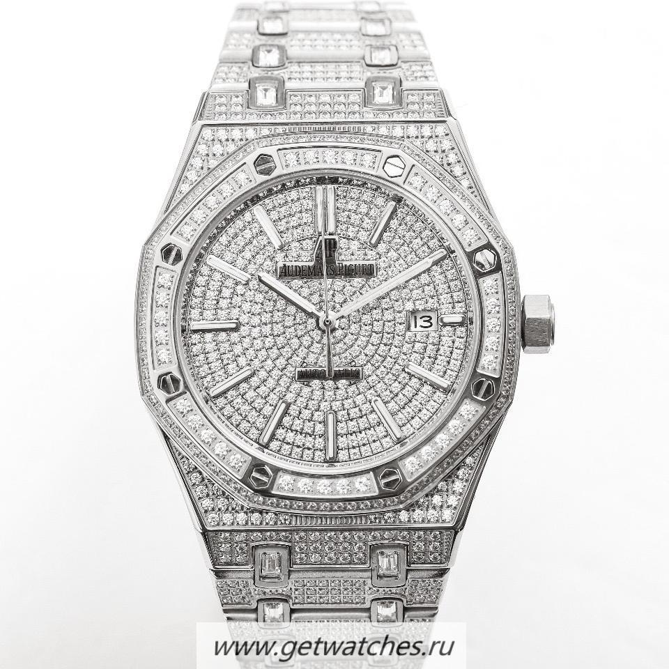 High Quality Audemars P1g*et Royal Oak 15452 TZF SS & D1am0nd D1am0nd Dial 3120