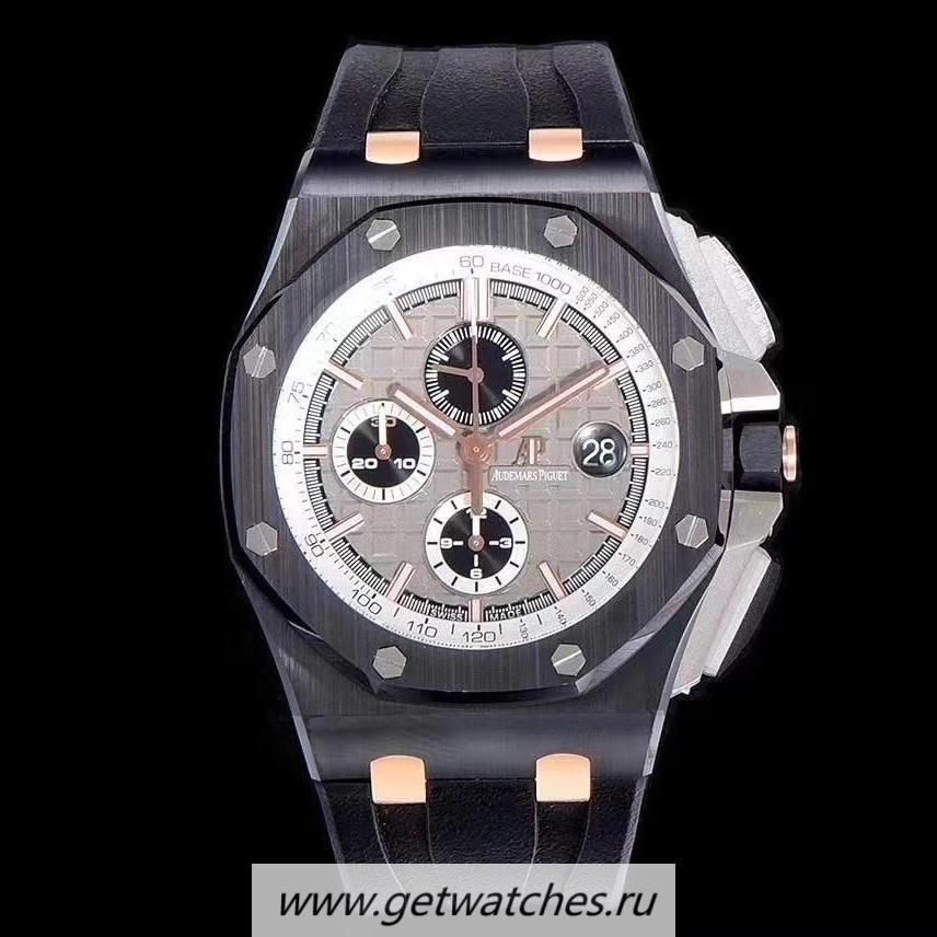Perfect Replica Audemars Royal Oak Offshore 26415CE JF V2 2021 Ceramic Grey Dial 3126