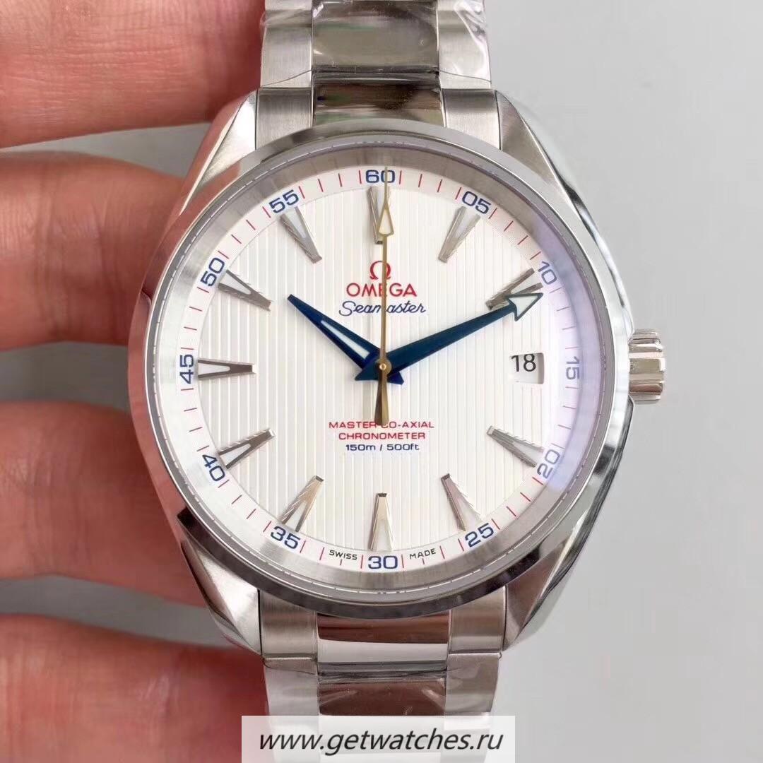 Fake 0me*ga Globemaster Annual Calendar130.53.41.22.03.001 OMF Rose Gold Blue Dial M9015