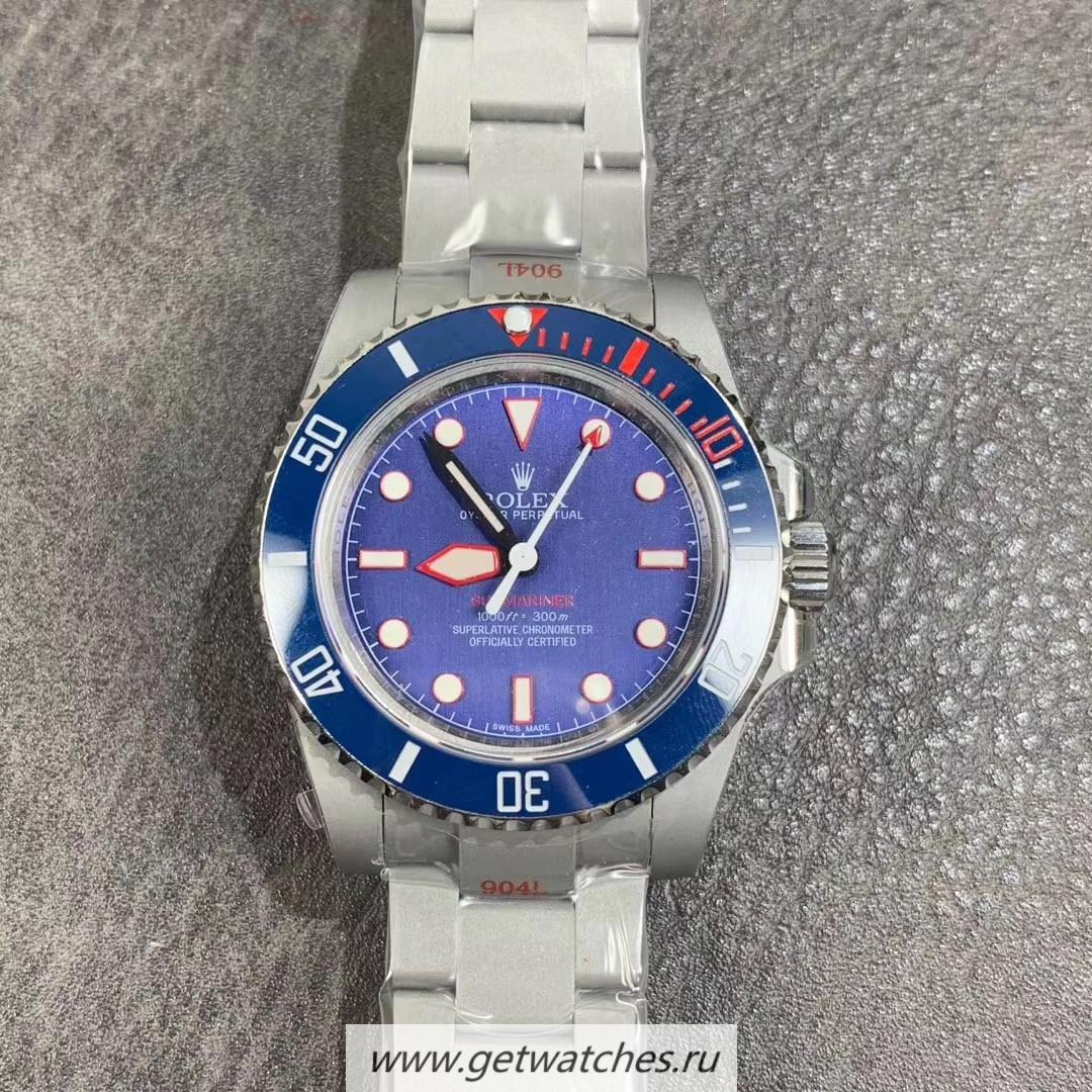 High Quality R01ex Submariner DV3100 Artisans De Geneve The Rough Matt GMF SS Blue Dial 3130