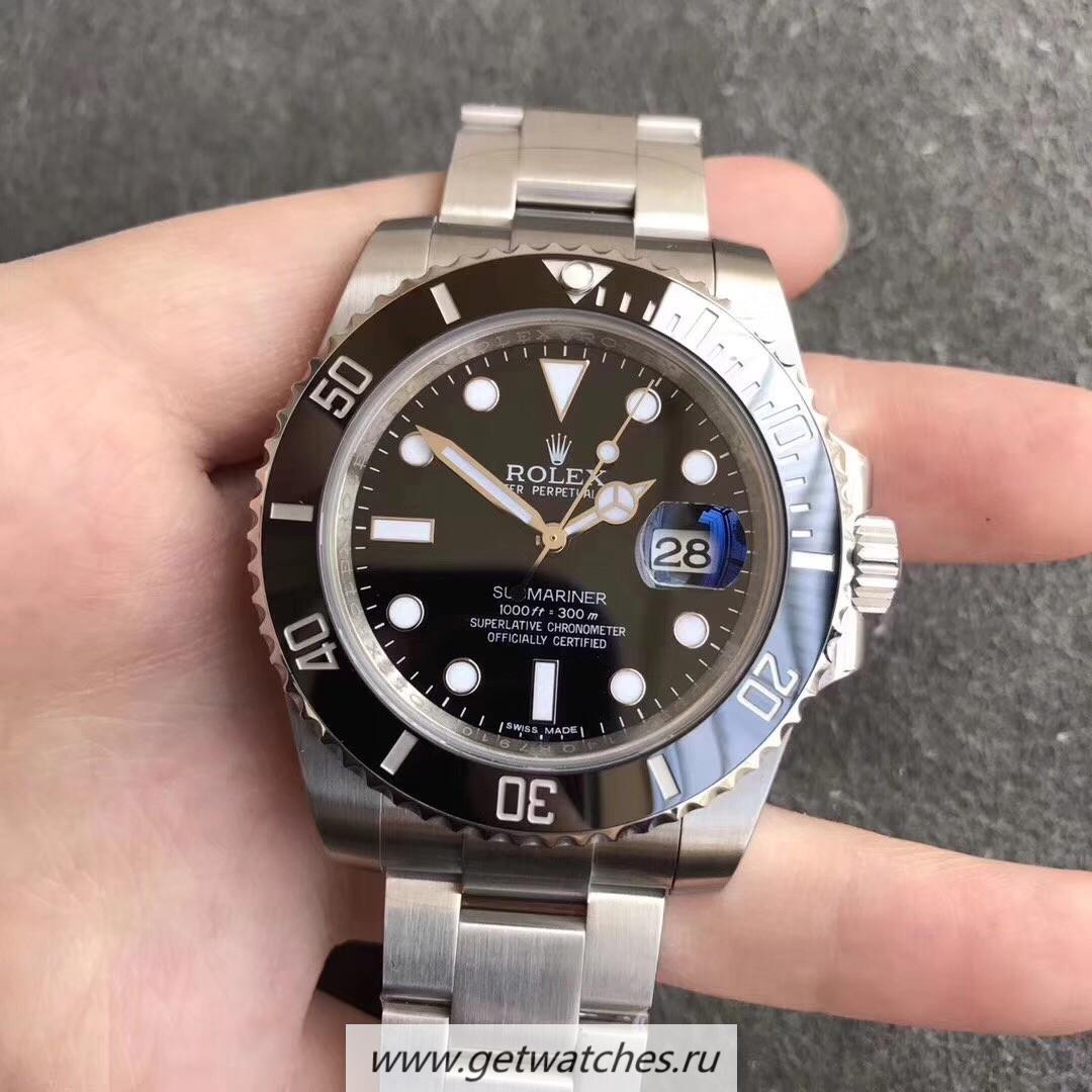 NEW Replica R01ex Submariner Date 116610 LN 2018 ARF SS 904L Black Dial 2824