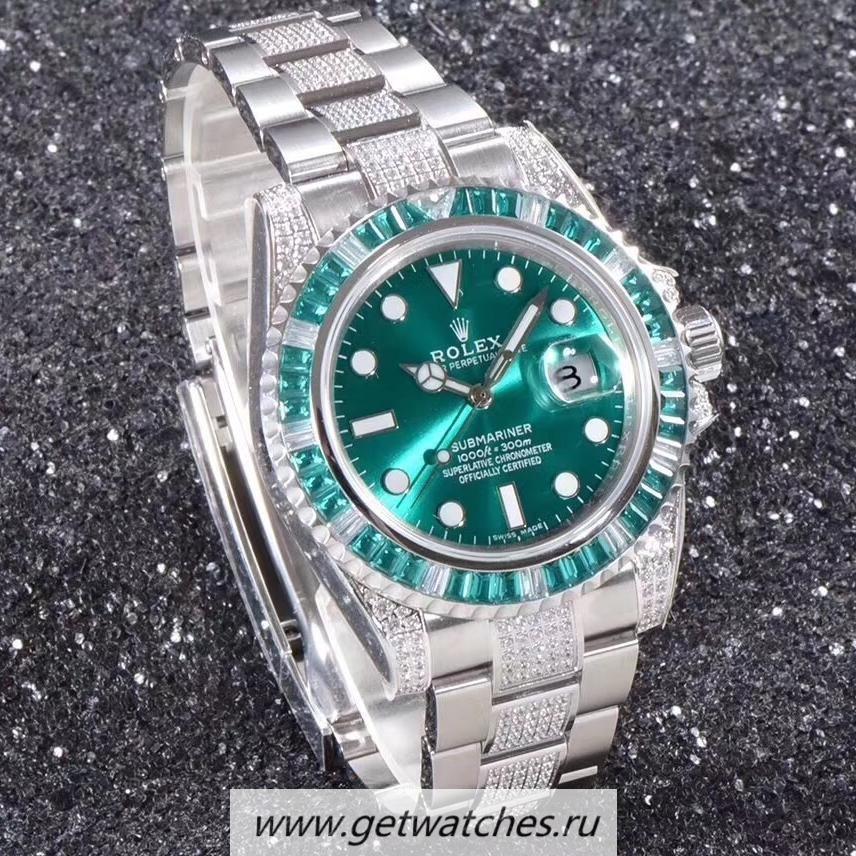 Best Price R01ex Submariner Date 116610 LV KSF SS & D1am0nds Green Dial 2836