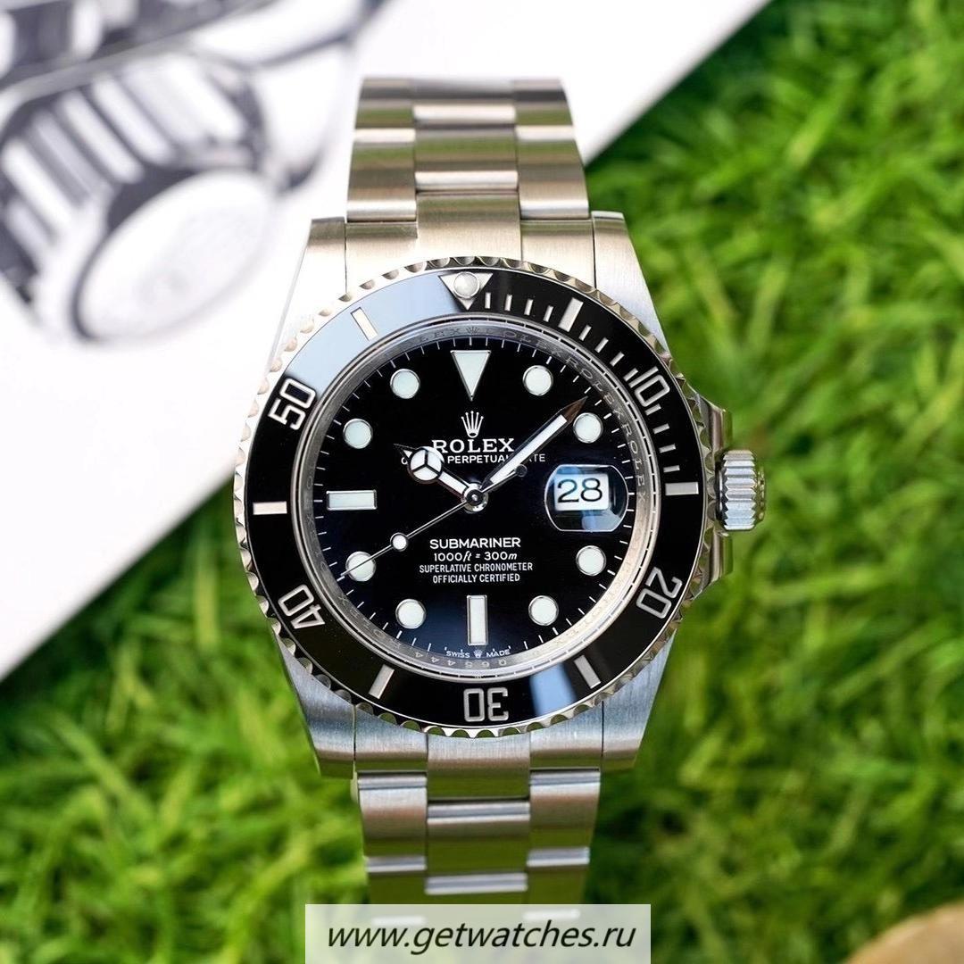 Perfect Replica R01ex Submariner Date 126610 LN Green Maker SS Black Dial 2824