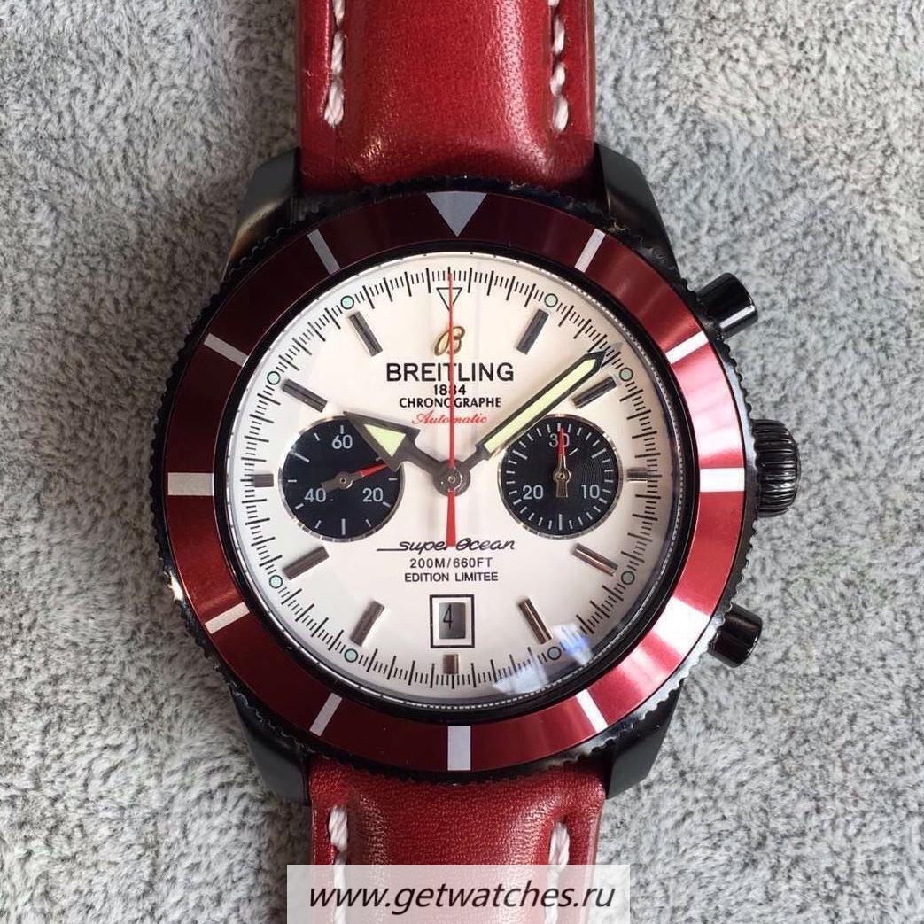 NEW Replica Breitling S*perocean Heritage Chrono M23370D4/BB81 Noob Factory PVD White Dial 7750