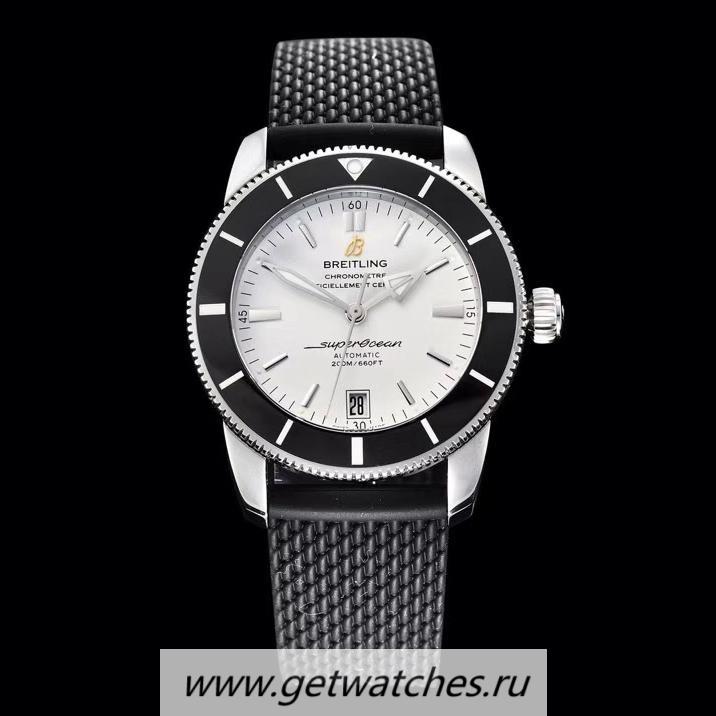 NEW Replica Breitling S*perocean Heritage II 42mm AB201012 GF V2 SS White Dial 2824