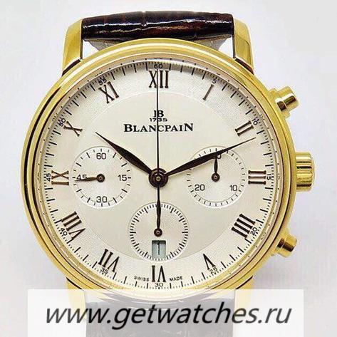 High Quality Blancpain Villeret Rose Gold White Dial 7750