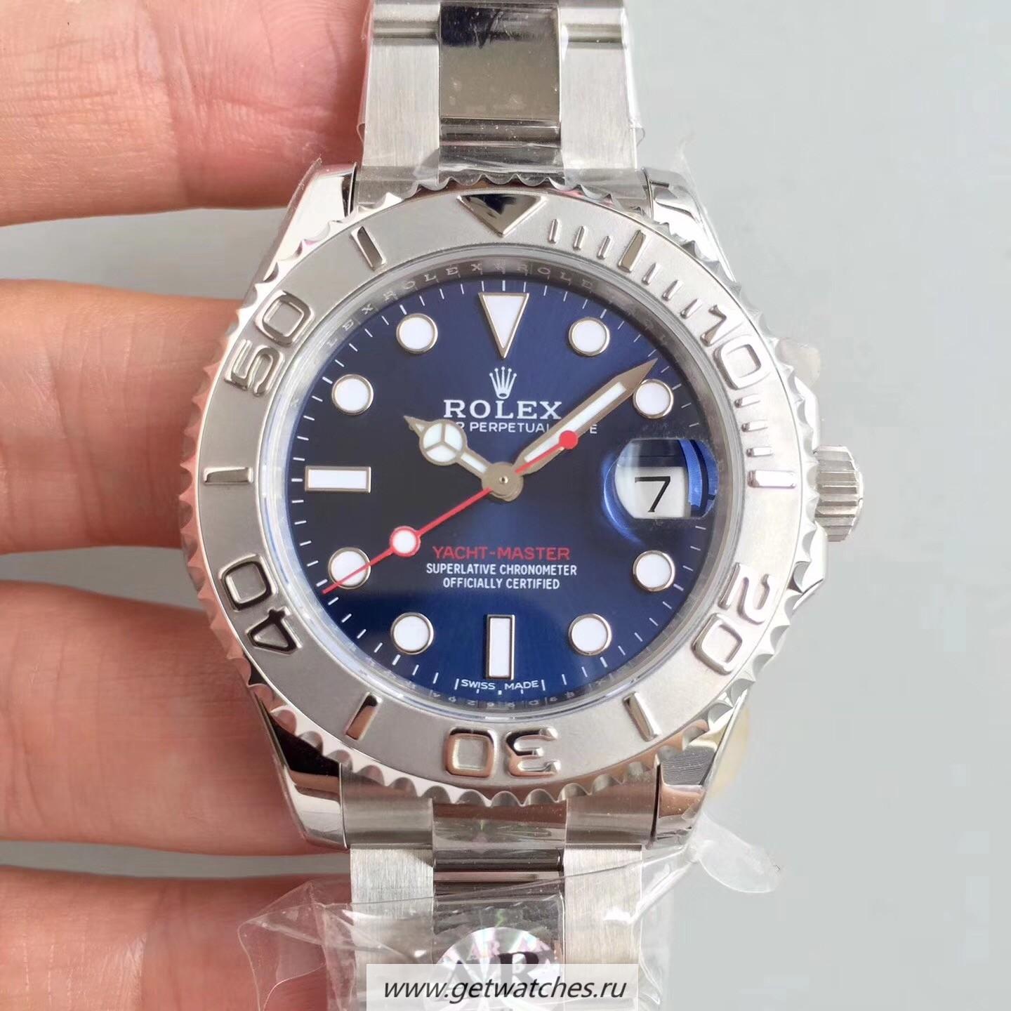 Copy R01ex Yacht-Master 37 268622 ARF SS 904L Blue Dial 2824