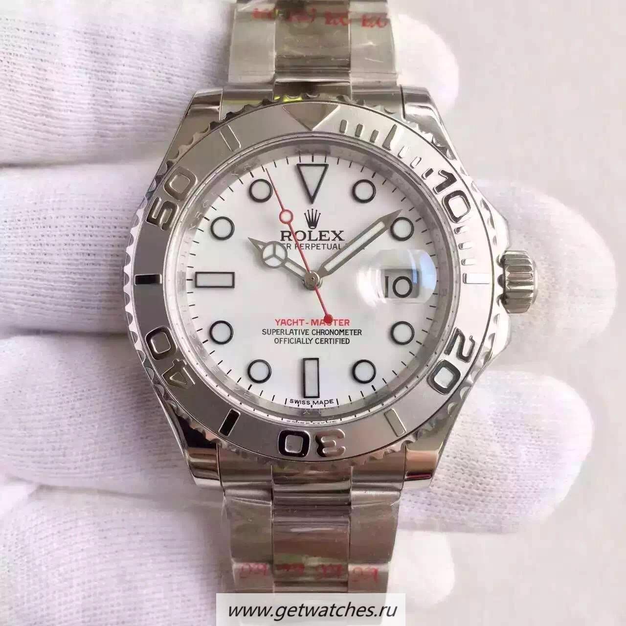 High Quality R01ex Yacht-Master 40 116622 JF SS White Dial 2836